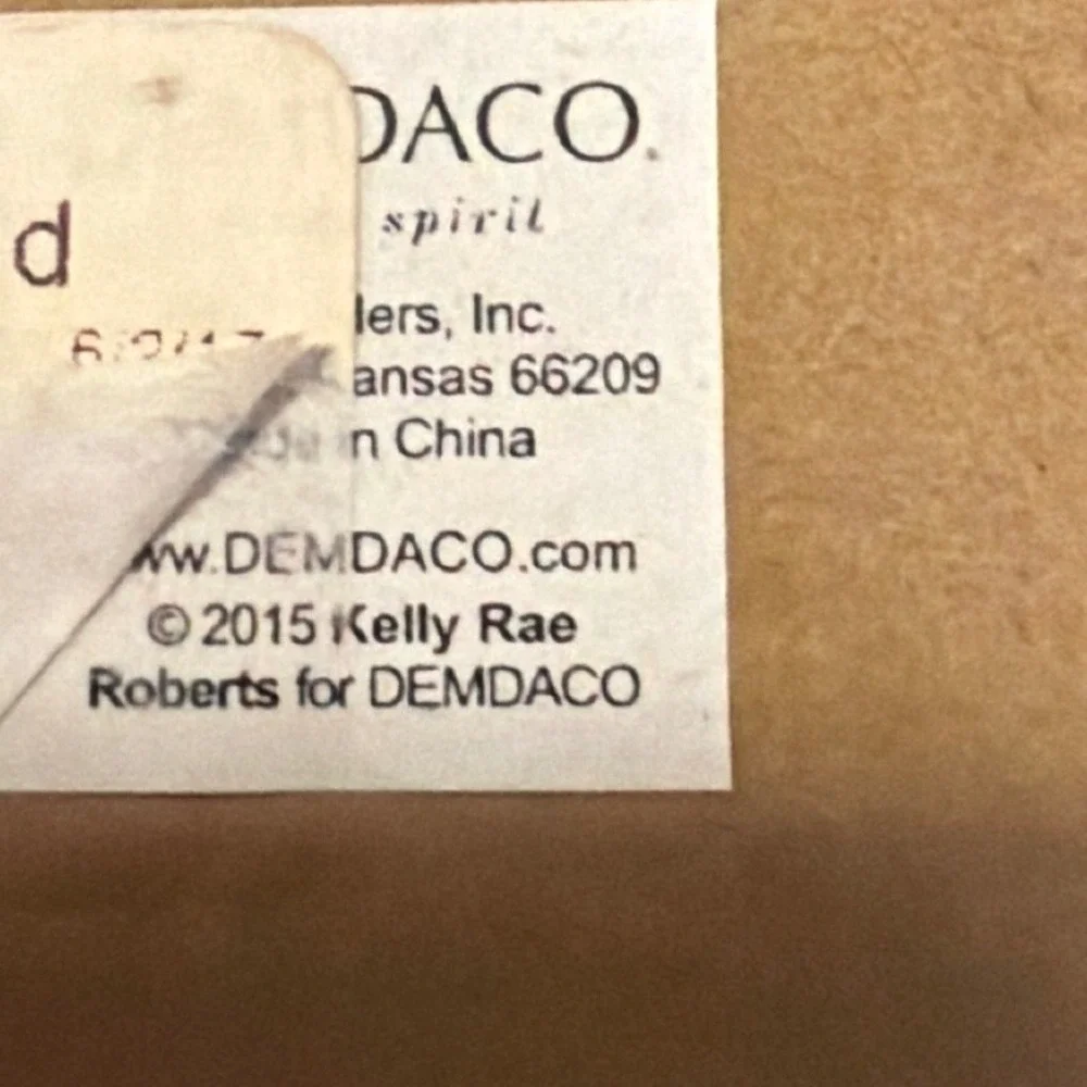 Kelly Rae Roberts DEMDACO Wood Carved Arrow Be Brave Embrace Your Journey Plaque
